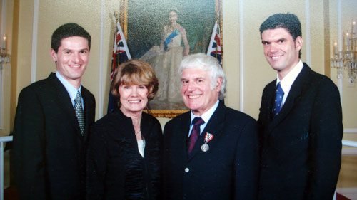 Neil was awarded a Queens Service Medal in the 2005 New Year Honours